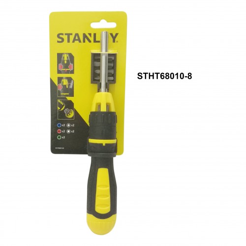 Stanley 10Piece MultiBit Ratcheting Screwdriver